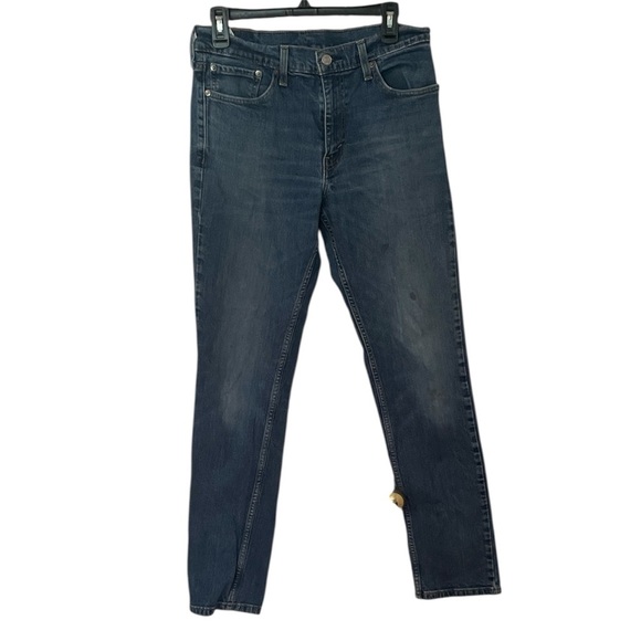 Levi's 511 Jeans Mens 32 x 32 Blue Slim Straight Leg Medium Wash Denim Pants EUC - Picture 1 of 9